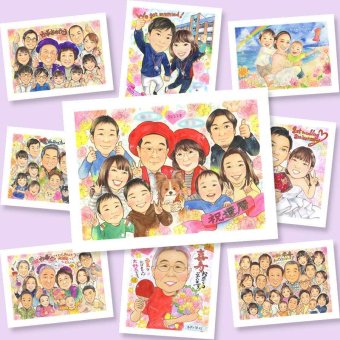 還暦の記念に、似顔絵ギフトのサプライズを贈りませんか。下書き確認あり。修正無料で納得の表情になるまで調整します。 似顔絵 プレゼント 還暦 贈り物 名入れ 手描き ギフト 還暦 誕生日 記念 お祝い 大人数 おばあちゃん 祖父 おじいちゃん 祖母 下書き確認 名入れ 修正無料 宝物 そっくり 親孝行 一生もの 還暦 傘寿 一生もの 長寿 クリスマス 引っ越し ブライダルギフト サプライズ 喜寿祝い