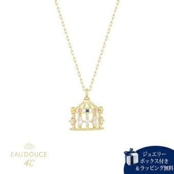 【無料ラッピング】  ヨンドシー 4℃ EAU DOUCE４℃ Summer Collection K10イエローゴールド ネックレス アイオライト アメシスト ホワイト トパーズ ブランド 正規品 新品 ギフト プレゼント 人気 おすすめ 誕生日 記念日 クリスマス 送料無料