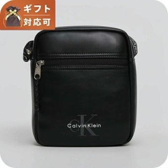 カルバンクライン CALVIN KLEIN BOLD LOGO WEBBING REPORTER ショルダーバッグ lv04d3418g-ub1 メンズ BLACK