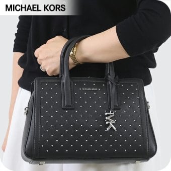 マイケルコース ハンドバッグ レディース ブランド MICHAEL KORS レイラ 2WAY 30R6S9IS1E-001 BLACK