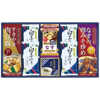 【ギフト対応無料】味之庵 キッコーマン&アマノフーズ&白子のり詰合せ 7047-40 (7047-40) ※送料無料(北海道・沖縄は除く)