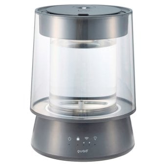 QUADS ガラススチーム加湿器 グラス グレー ／加湿器 季節・空調家電 家電 結婚祝い プレゼント ギフト 結婚内祝い お返し おしゃれ 友達 メッセージ のし 職場 ハイセンス 人気 出産祝い 出産内祝い 送料無料 2026 送料無料 ギフト プレゼント プチギフト 内祝い 快気祝い 出産祝い 結婚祝い 引出物 新築祝い お返し