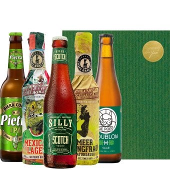  残暑見舞い ヨーロッパ ビール 飲み比べ 5本セット【無料 リボンラッピング メッセージカード】クラフトビール 5種 フランス ベルギー ドイツ 詰め合わせ ギフト箱付 誕生日 御祝 御礼 送料無料