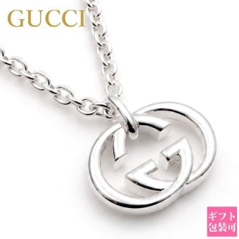 gucci ネックレス メンズ レディース グッチ ペンダントシンプル GGロゴモチーフ サークルGG スターリングシルバー SILVER925 190484 J8400 8106 正規品 ブランド 新品 年 ギフト プレゼント