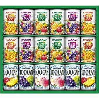 お歳暮・冬ギフト カゴメ フルーツ+野菜飲料ギフト No25 (KSR-25H) ※送料無料(北海道・沖縄・離島への配送不可)