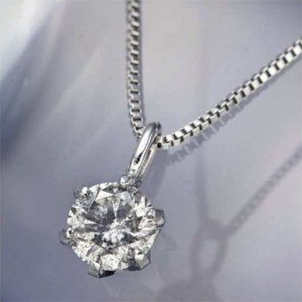 ネックレス レディース 一粒 ダイヤモンド 0.1ct プラチナ Pt900 ペンダント シンプル 華奢 アクセサリー プレゼント ギフト 誕生日 記念日
