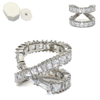 SWAROVSKI スワロフスキー リング 指輪 5677630 Hyperbola アクセサリー シルバー