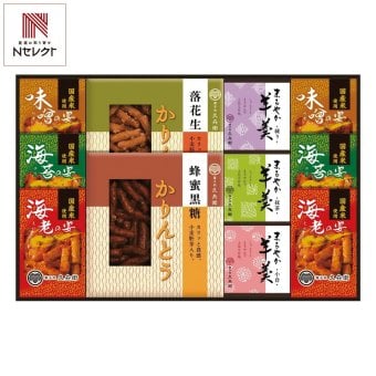 菓子処 久兵衛 かりんとう あられ 羊かん 詰合せ ギフト 計11点入 和菓子 お茶請け お茶菓子 おやつ お菓子 詰め合わせ【北海道・沖縄県・離島 配送不可】