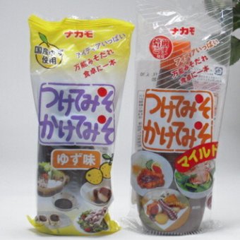 ナカモ　つけてみそかけてみそ　10本セット（つけてみそマイルド400ｇ5個、つけてみそゆず310ｇ5個）