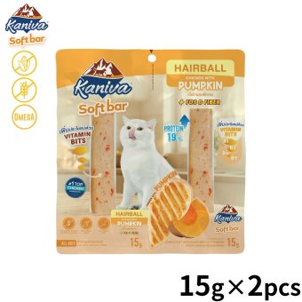 Kaniva カニワ ソフトバー 猫用おやつ パンプキン 15g×2Pcs