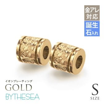 金属アレルギー対応 ペンダントトップ ハワイアンジュエリー 純チタン ゴールドカラー ペンダントトップ 誕生石 チューブ Sサイズ チェーン別売り イオンプレーティング メンズ レディース プレゼント ハロウィン 【品番：TIP401S-RYP】