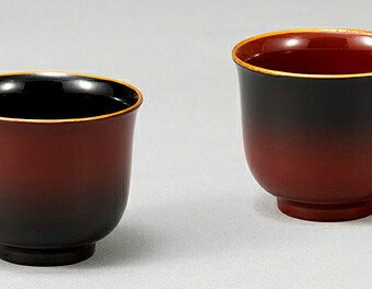ぼかし塗　ぐい?ペア インテリア 漆器 盆 カタログギフト 景品 粗品