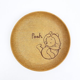 ディズニー くまのプーさん ラウンドプレート(L) (寝ころび) 食器 日本製 Disney