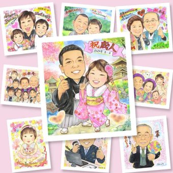 成人の記念に、ずっと飾っていたくなる似顔絵です。修正無料で、納得しながら進められます。 ギフト 似顔絵 成人式 手描き 贈り物 プレゼント 名入れ 成人 記念 成人式 20歳 女性 男性 家族 友人 下書き確認 修正無料 名入れ そっくり 親孝行 サプライズ 実績多数 20歳 一生もの 記念 成人式 同窓会 白寿祝い イラスト お祝いの品 バレンタインデー ホワイトデー 節目 クリスマス 感動