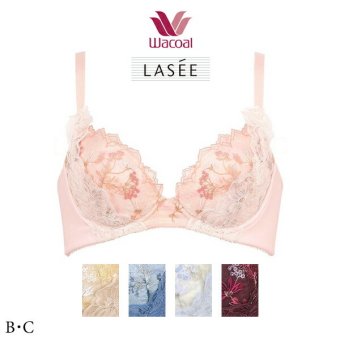 30%OFF ワコール LASEE 【ラゼ】25G 着やせすっきりブラ BFA425 3/4カップ BCカップ