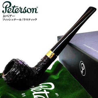 パイプ本体 喫煙具 ピーターソン ジュニアペアー フィッシュテール ラスティック ブラック ギフト おしゃれ メンズ プレゼント 高級 かっこいい