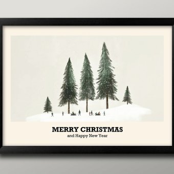日本製 メリー クリスマス Xmas Christmas サンタクロース ビンテージイラスト A3 サイズ ポスター アート おしゃれ 絵画 インテリア 北欧 イラスト マット紙 艶消し アートパネル 額 フレーム デザイン 壁掛け ギフト 新築祝い ディスプレイ  速達 送料無料