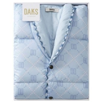 【ギフト対応無料】ダックス 洗える羽毛ポンチョ ブルー (DK561120) ※送料無料(北海道・沖縄は除く)