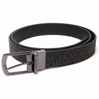 MICHAEL KORS マイケルコース アウトレット MK シグネチャー リバーシブル メンズ ベルト 36F5TBLY3B BLK