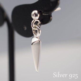 シルバーピアス メンズ 槍 スタッド 片耳用 片方 シングル ダガー 短剣 くない スピア ランス 武器 ペンデュラム トライバル シャープ スイング ぶら下がり 吊り下げ 男性用 シルバーアクセサリー【全品1個ずつバラ売り】 プレゼント