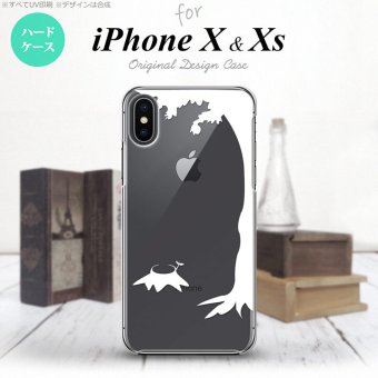 【iPhoneX】【スマホケース/スマホカバー】【アイフォンX】iPhoneX スマホケース カバー アイフォンX 切り株 白 nk-ipx-199【メール便送料無料】