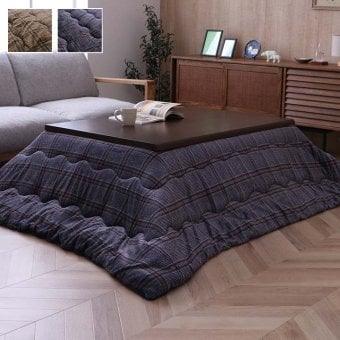 こたつ布団 正方形 単品 カジュアル チェック柄 撥水 約190×190cm 洗える撥水こたつ布団 抗菌防臭 ポリエステル フランネル こたつ掛布団 こたつふとん コタツ掛け布団 コタツ掛布団 こたつ用品 冬用 冬物 寝具 寝室用品 インテリア 綿