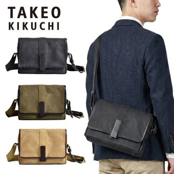 TAKEO KIKUCHI タケオキクチ タケオ キクチ クラプトン ショルダーバッグ B5 125103