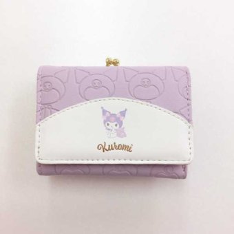 サンリオ クロミ 口金財布 がま口 財布 二つ折り レディース コンパクト 小銭入れ カード入れ 合皮 キャラクター グッズ プレゼント ギフト クリスマス 誕生日 サンリオ正規ライセンス品
