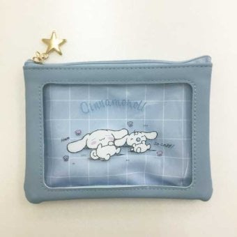 サンリオ キャラクターズ ウィンドウポーチ シナモロール コスメポーチ 化粧ポーチ 小物入れ ポーチ クリア 透明 可愛い おしゃれ シナモン グッズ 雑貨 文房具 収納 サンリオ正規ライセンス品