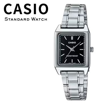 箱なし カシオ 腕時計 レディース ブラック シルバー スクエア 四角 アナログ 小さめ シンプル CASIO 海外モデル 逆輸入 女性 仕事 ビジネス プレゼント ギフト 成人 卒業 入学