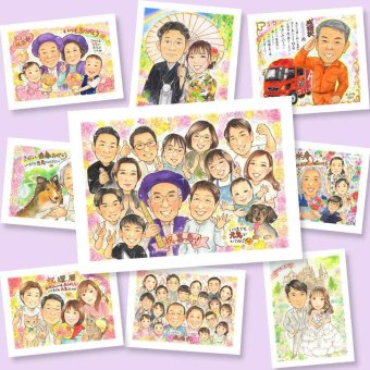 喜寿のギフトに、飾って楽しめる似顔絵をお届けします。下書き確認ができるので、安心して贈れます。 プレゼント 喜寿祝い 似顔絵 ギフト 手描き 名入れ 贈り物 喜寿 記念 長寿 古希 大人数 おばあちゃん おじいちゃん 祖父母 名入れ 修正無料 下書き確認 一生もの かわいい 宝物 喜ばれる 喜寿 一生もの 長寿祝い 77歳 メモリアル 感動 バレンタインデー 感激 節目 結婚祝い