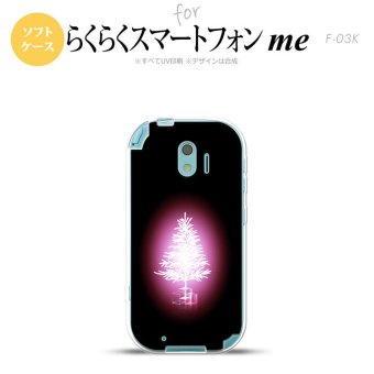 【F03K】【スマホケース/スマホカバー】F03K スマホケース らくらくスマートフォンme F-03K カバー ツリー ピンク nk-f03k-tp627【メール便送料無料】