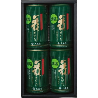 大森屋 減塩味付のり卓上詰合せ 4個 [26-0465-080] GA-20G 塩分30%カット 有明海産味付のり 卓上ボトル 詰め合わせ 贈り物 プレゼント ギフト