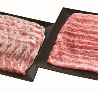 送料無料 北海道産地直送 たにぐち精肉店 ふらの和牛・かみふらのポークすきしゃぶセット830g  ※ご注文後約7～10日前後での発送となります。沖縄・離島へは別途配送料が発生いたします お取り寄せグルメ スイーツ