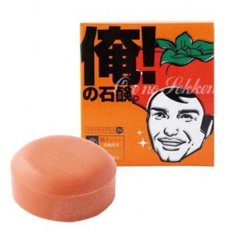 イグザス KCセッケン 俺の石鹸 100g 泡立てネット付 ボディソープ メンズ 固形石鹸 体臭 加齢臭 対策 柿タンニン 茶カテキン 足のニオイ 消臭 男性 ケア 洗顔 ボディケア