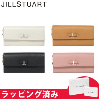 ジル スチュアート 財布 長財布 レディース 牛革 ミスティ かぶせ リボン 薄型 ギフト JILL STUART