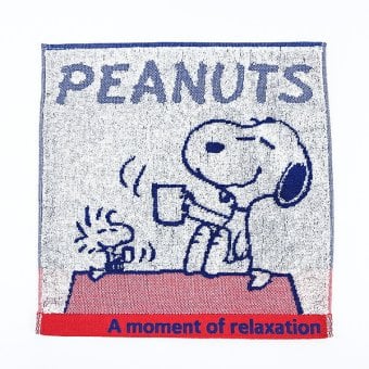 スヌーピー ミニタオル チアーズ レッド ハンカチ SNOOPY