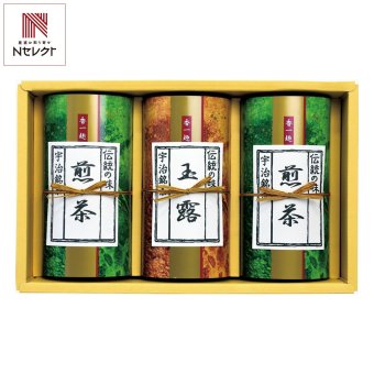 京都 仲井芳東園 宇治銘茶 詰め合わせ ギフトセット 2種 計3個入 玉露ほか 宇治茶 セット 日本茶 煎茶 京都産 茶葉【北海道・沖縄県・離島 配送不可】