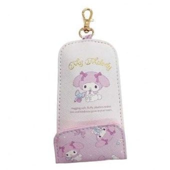 サンリオ キーケース リール付き マイメロディ ランドセル 鍵ケース 鍵入れ キーカバー キャラクター 子供 キッズ 小学生 女の子 通学 紛失防止 防犯 合成皮革 サンリオ正規ライセンス品