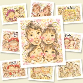記念日の記念に、思い出を鮮やかに残す似顔絵。大切なお祝いにも安心してご注文いただけます。 似顔絵 プレゼント 家族 手描き 贈り物 ギフト 名入れ 記念日 記念 感謝 誕生日 お祝い お父さん おじいちゃん 両親 家族 おばあちゃん 修正無料 名入れ 下書き確認 そっくり 一生もの 喜ばれる 親孝行 一生もの 家族 感謝 卒寿祝い メモリアルギフト 大量注文 バレンタインデー お祝い返し 白寿祝い