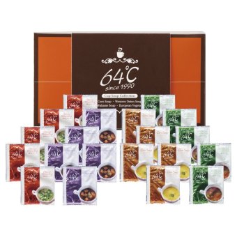 お歳暮・冬ギフト 64℃ スープギフト No25 (M-S25) ※送料無料(北海道・沖縄・離島への配送不可)