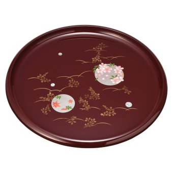 【ギフト対応無料】紀州塗 円華 10.0信貴丸盆 (2204094) ※送料無料(北海道・沖縄は除く)