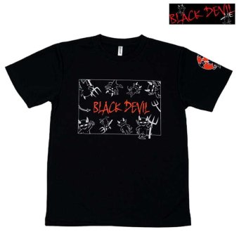 Tシャツ ブラックデビル 半袖 Mサイズ メンズ レディース 服 男女兼用 BLACK DEVIL ロゴ プリント 悪魔 キャラクター かっこいい たばこ ブランド タバコ 銘柄 おしゃれ 黒 ギフト プレゼント