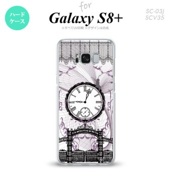 【SC03J】【スマホケース/スマホカバー】【ギャラクシーS8+】SC03J スマホケース Galaxy S8+ SC-03J カバー ギャラクシーS8+ 妖精と時計 黒 nk-sc03j-1256【メール便送料無料】
