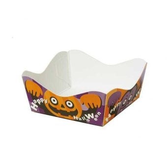 ペーパーココット スリラー 50枚入 ハロウィン お菓子 ラッピング 容器 カップ ケーキ マフィン 焼き菓子 スイーツ 装飾 パーティー イベント 手作り おうちハロウィン