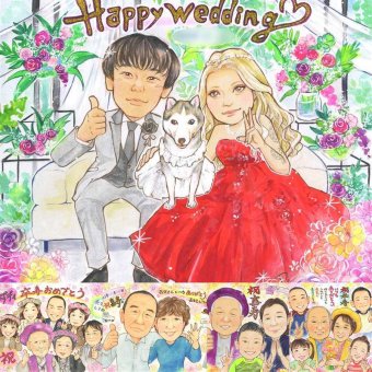 結婚記念日のお祝いに、AIが真似できないぬくもりを描きます。 似顔絵 贈り物 ウェルカムボード プレゼント 手描き ギフト 名入れ 結婚記念日 挙式 記念 ウェルカムボード お祝い 同僚 カップル 家族 友人 友達 名入れ 修正無料 下書き確認 似てる かわいい 実績多数 宝物 ウェディング 宝物 結婚式 一生もの 贈答品 大量注文 初任給 キレイ 色紙 感謝の品 メモリアルギフト