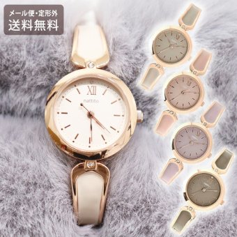 腕時計 ASS176 キャロル 定形外 送料無料 フィールドワーク バングル メタルバンド レディース 時計 アナログ 小さめ シンプル ストーン 着脱簡単