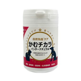かむチカラ インターナチュラル ペット用免疫サポートサプリメント 15g 自然免疫ケア 口内環境 冬虫夏草