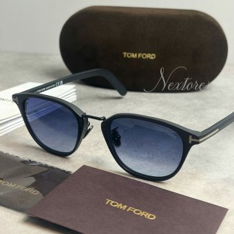 【並行輸入品】【正規品・新品】TOMFORD トムフォード TF1049D FT1049D 02W マットブラック グラデーションブルー イタリア製 アジアンフィット サングラス メガネ 眼鏡 メンズ レディース TOM FORD トム フォード 伊達メガネ ビジネス