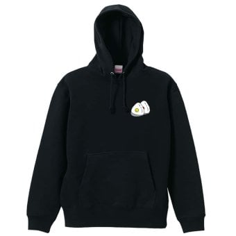 テニス パーカー プルオーバー メンズ レディース ジュニア 練習着 裏パイル おもしろ 名入れ スウェット おしゃれ キッズ 大きいサイズ 文字入れ無料 「テニスボール in おにぎり」 アートワークスコウベ 【送料無料】